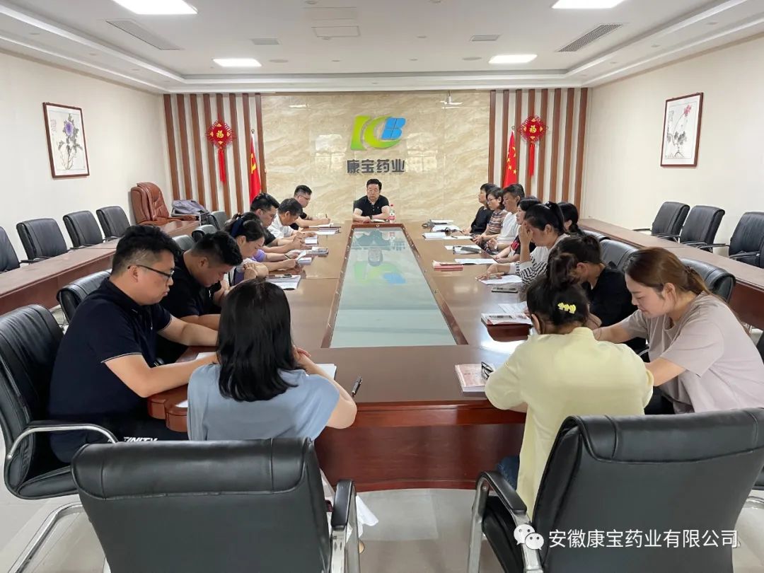【請您關(guān)注】康寶藥業(yè)組織召開(kāi)中層管理人員述職報告會(huì )